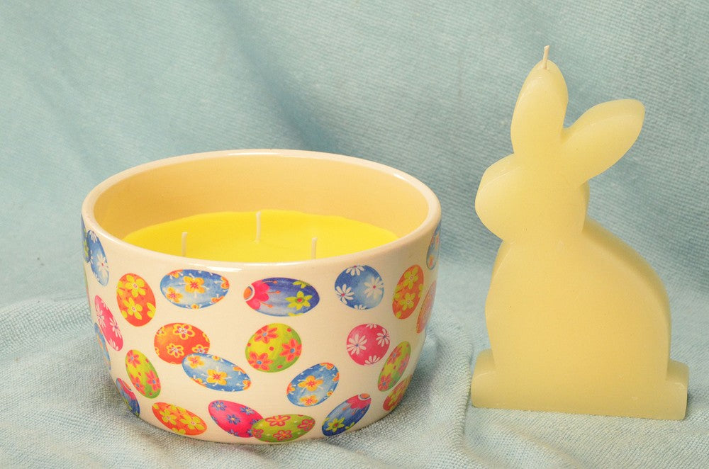 Set of EASTER CANDLES (2 pieces) the candle topper for Easter
