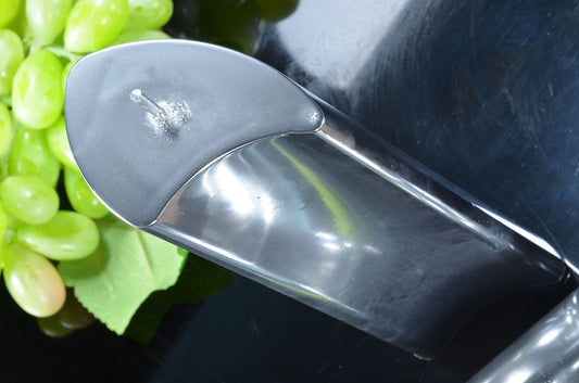 Angela kaars, SPIEGEL ZILVER, hoogte: 18 cm