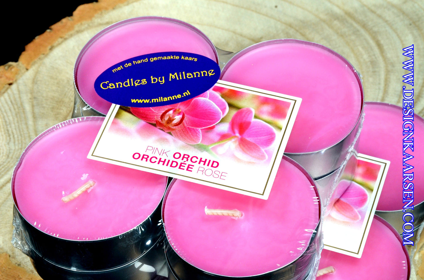 16 Wild Orchid Scented Candles - WAXINE Lights