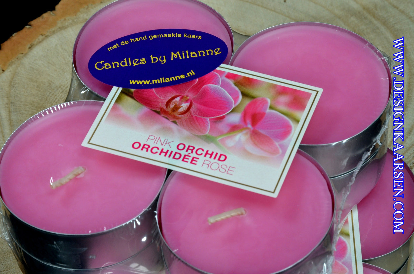 16 Wild Orchid Scented Candles - WAXINE Lights