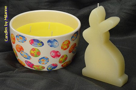 Set of EASTER CANDLES (2 pieces) the candle topper for Easter
